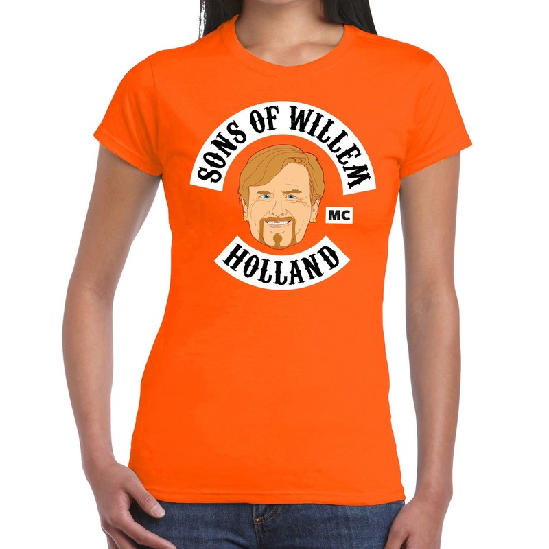 Sons of Willem t shirt shirt oranje dames Koningsdag kleding