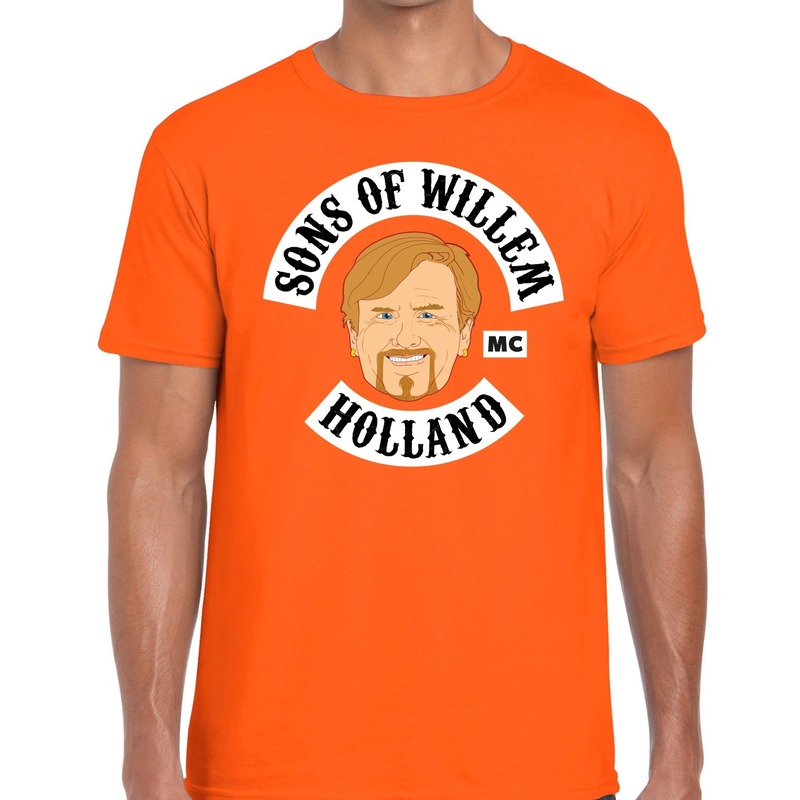 Sons of Willem t shirt shirt oranje heren Koningsdag kleding