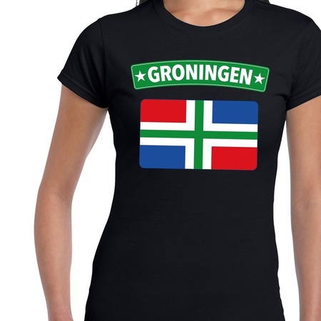 Groningen Flag t-shirt black women