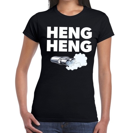 Heng heng t-shirt - zwart Achterhoek festival shirt voor dames