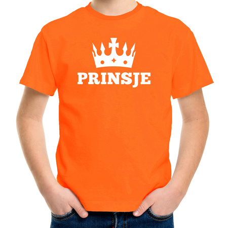 Orange Prinsje t-shirt boys