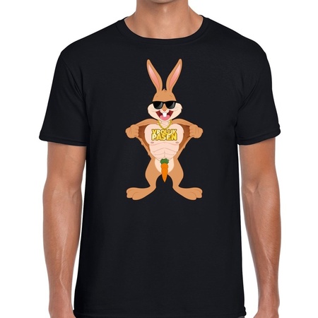 Easter t-shirt easter bunny cool black men